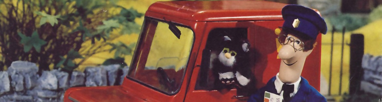 postman PAd and his cat